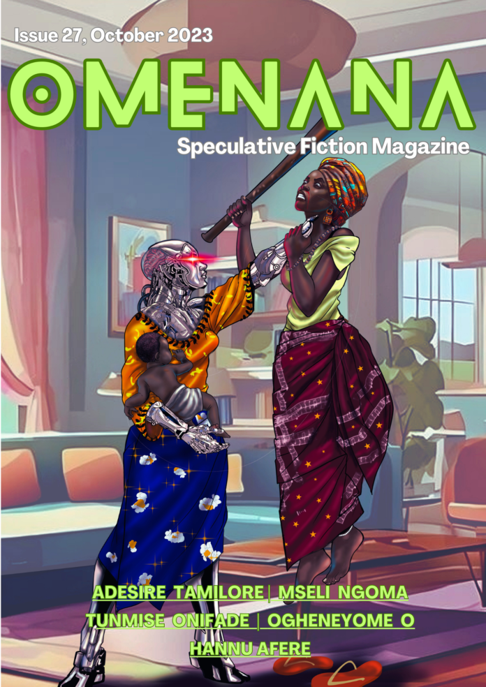 Issue 27 of Omenana Speculative fiction magazine, a tri-monthly magazine that is open to submission from writers from across Africa and the African Diaspora.